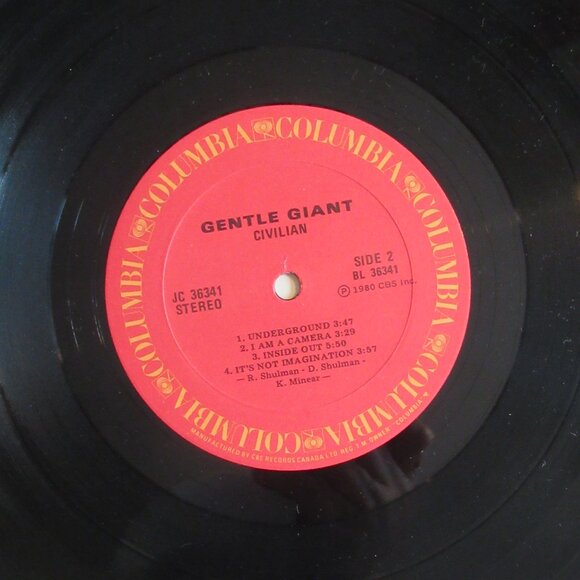 Gentle Giant, Civilian, Vintage, Vinyl, Album, Music, - Picture 5 of 9